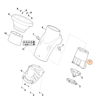 Środkowa część leja, Stihl 60087030320