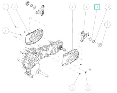 Podkładka oporowa 30x44x1.0, Orec 0032-01100