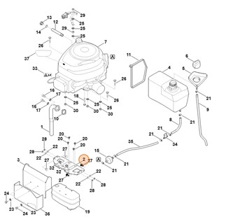 Osłona blaszana, Stihl 61701467300
