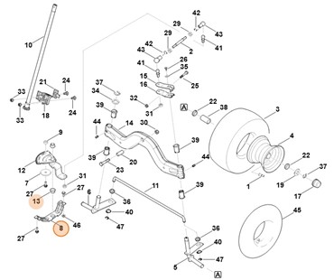 Wspornik, Stihl 61407605201