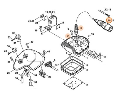 Przewód przyłącza zasilania Europa, Stihl 47474402000
