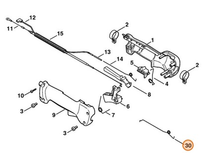 Sprężyna ramieniowa, Stihl 41371824502