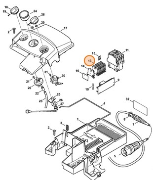 Listwa zaciskowa, Stihl 47804312900