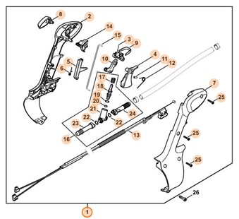 Rękojeść manipulacyjna, Stihl 42447901300