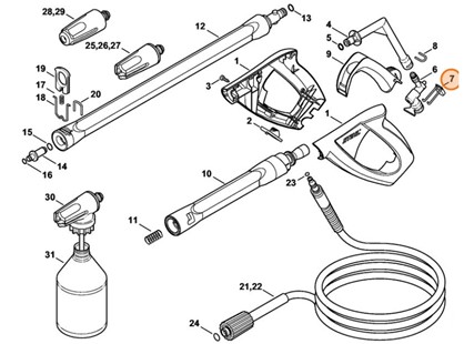 Przycisk, Stihl 49155025400