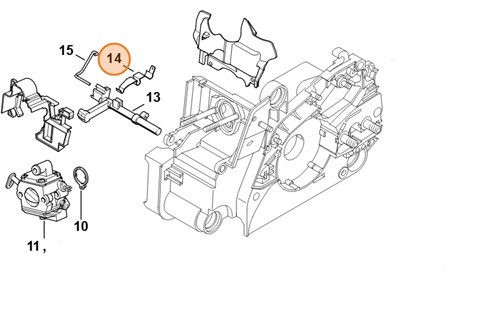 Sprężyna zestykowa, Stihl 11304421602