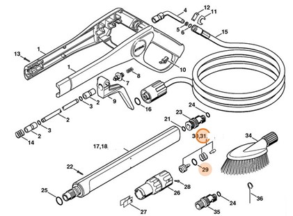 Dysza 1,65 mm, Stihl 49155006303