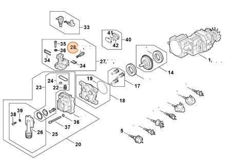 Zawór bezpieczeństwa, Stihl RE025100910