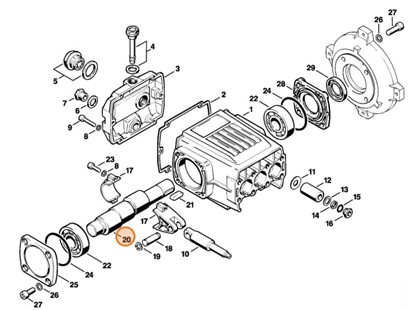 Wałek napędowy, Stihl 47167022110
