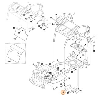Pokrywa, Stihl 61407062110