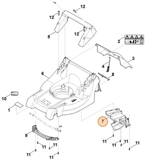 Pokrywa, Stihl 63387060700