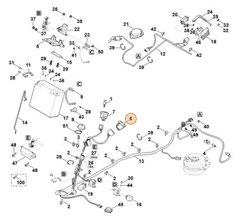 Włącznik, Stihl 61404300520