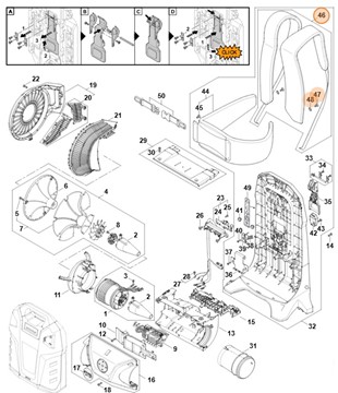 Pas nośny, Stihl BA037109000
