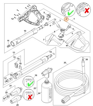 Uchwyt, Stihl 49305006608