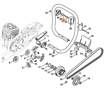 Amortyzator, Stihl 42247034300