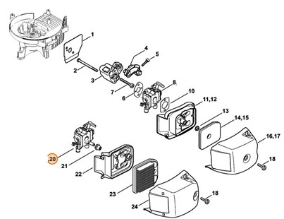 Gaźnik C1Q-S198B, Stihl 42371200611