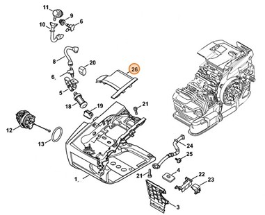 Osłona, Stihl 11453523001