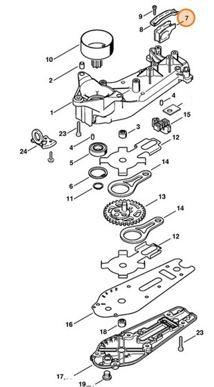 Amortyzator gumowy, Stihl 42377929300