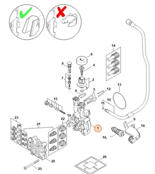 Korpus pompy, Stihl 49506470404