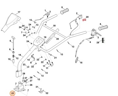 Wspornik, Stihl 62507400200