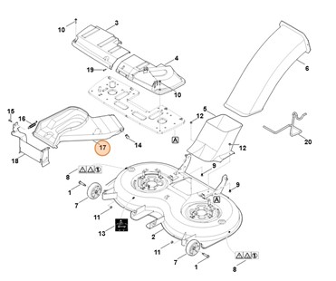 Pokrywa, Stihl 61707060786