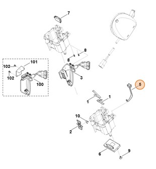 Włącznik, Stihl 63204300505