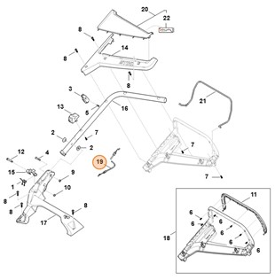 Cięgno linowe, Stihl WB407007500