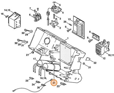 Wiązka kabli, Stihl 07510107056