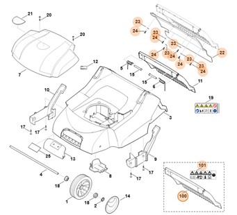 Pokrywa, Stihl 62907002701