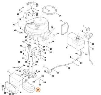 Tłumik, Stihl 61701400630