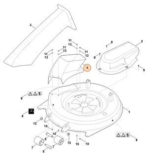 Kanał wyrzutowy, Stihl 61407631405