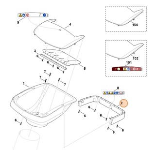 Uchwyt, Stihl 60127062201