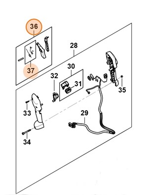 Zestaw elementów obsługowych, Stihl FA010073800