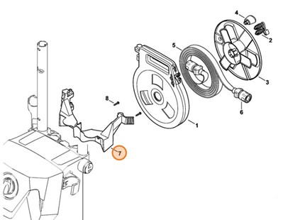 Uchwyt do węża, Stihl 49005012001