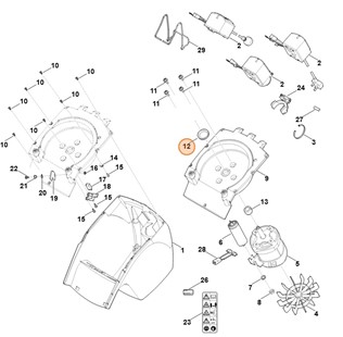 Pierścień uszczelniający, Stihl 00009925502