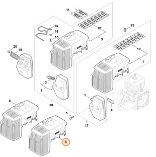 Pokrywa, Stihl 41280840909