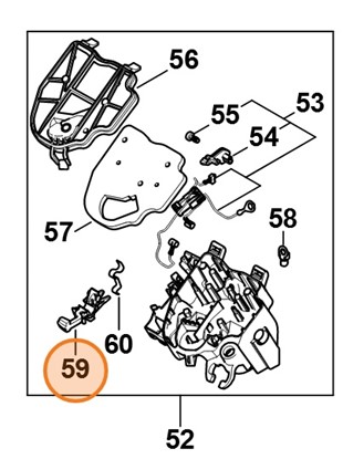 Wałek przełącznika, Stihl 11481820900