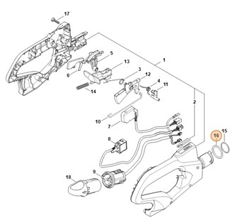 Okrągły pierścień uszczelniający 28,17x3,53, Stihl 96459457790