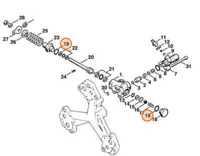 Okrągły pierścień uszczelniający 16x2, Stihl 96459457582