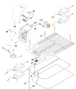 Mocowanie, Stihl IA014306802