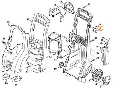 Mocowanie, Stihl 47437920200