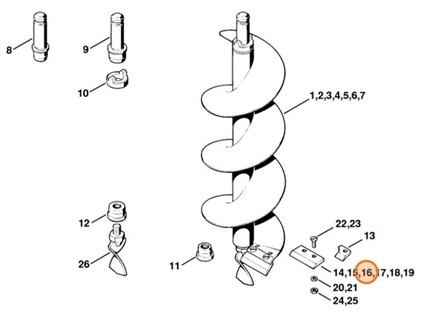 Nóż / noże Ø 200 mm, Stihl 44026823120