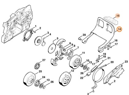 Osłona dłoni, Stihl 11247909100