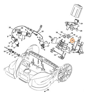 Dolna połówka obudowy, Stihl 48604031500