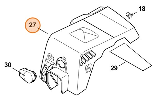 Pokrywa, Stihl 11301404709