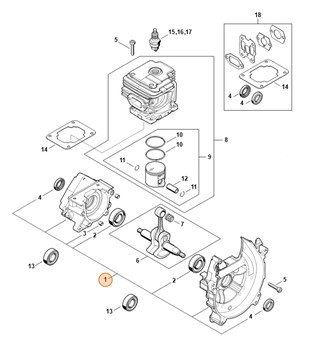 Skrzynia korbowa, Stihl 41510202100