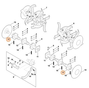 Oś, Stihl 62517407403