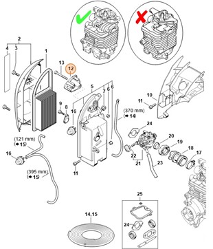 Komora udarowa, Stihl 42821216900