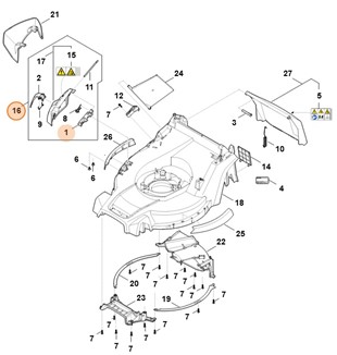 Klapa, Stihl WA407002700