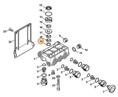 Pierścień uszczelniający, Stihl 47357092001